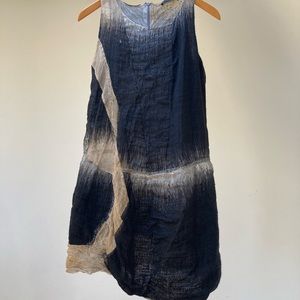 Calvin Klein Collection | Wool & Silk Sleeveless Dress